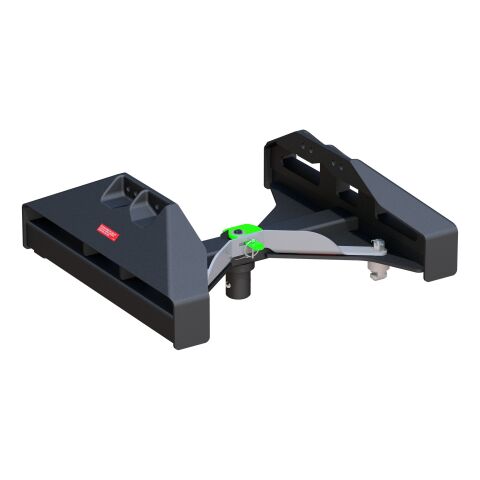 Puck 5th Wheel Legs, Select Silverado, Sierra HD, 8' Bed, 30K, Teridium&nbsp;Grey