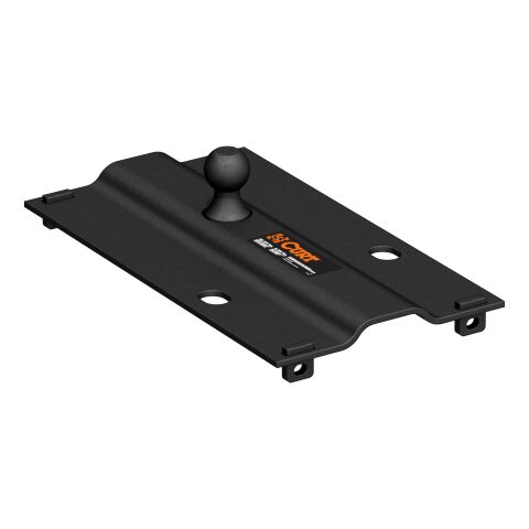 Bent Plate 5th Wheel Rail Gooseneck Hitch with 2-5/16