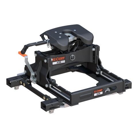 A25 Sliding 5th Wheel Hitch, 25K, Select Silverado, Sierra Puck&nbsp;System