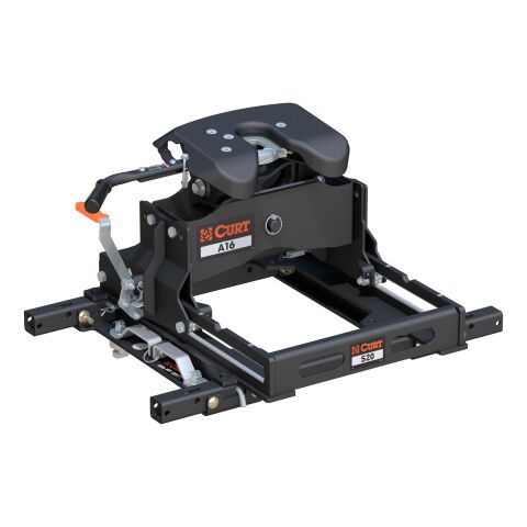A16 5th Wheel Hitch w/ S20 Slider & Puck System Adapter, Select Chevy, Ford,&nbsp;GMC