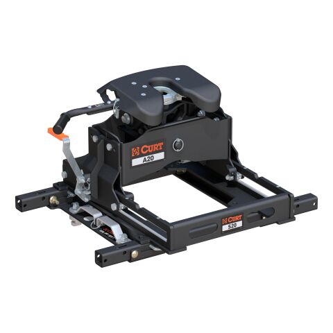 A20 5th Wheel Hitch w/ S20 Slider & Puck System Adapter, Select Chevy, Ford,&nbsp;GMC