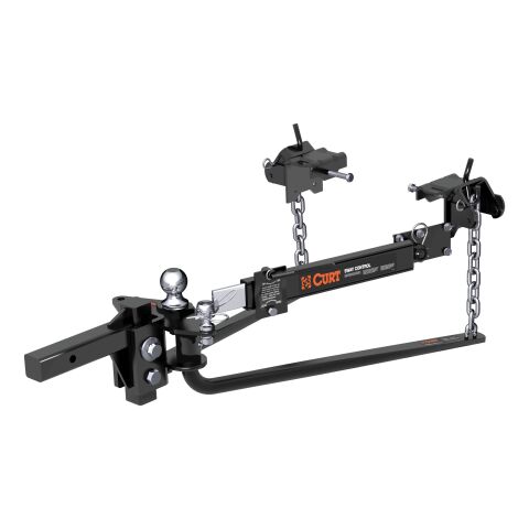 Round Bar Weight Distribution Hitch with Lubrication, Sway Control (8-10K)
