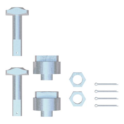 Replacement 5th Wheel Puck System Anchors for Ram (Large, Fits 16021,&nbsp;16022)