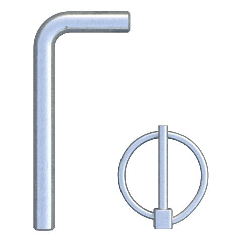 Replacement Gooseneck Safety Chain Anchor Pins (Fits&nbsp;60691)