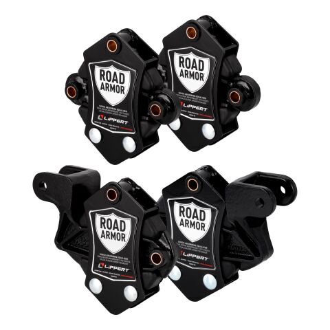 Road Armor Shock-Absorbing Trailer Equalizer Long Triple Axle, 3,500-8,000-lb