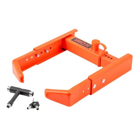 Adjustable Trailer Wheel Lock, 16.5” x 6.5”-8 to 33