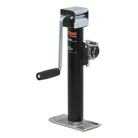 Pipe-Mount Swivel Jack with Side Handle (5,000 lbs, 10