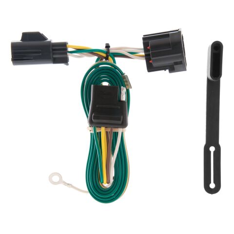 Custom Wiring Harness, 4-Way Flat Output, Select Jeep Wrangler&nbsp;JK