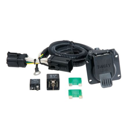 Custom Wiring Harness, 7-Way RV Blade Output, Select Ford F-150, Heritage,&nbsp;F-250