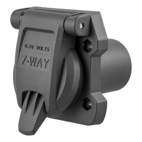 Heavy-Duty Replacement OE 7-Way RV Blade Socket (Plugs into&nbsp;USCAR)