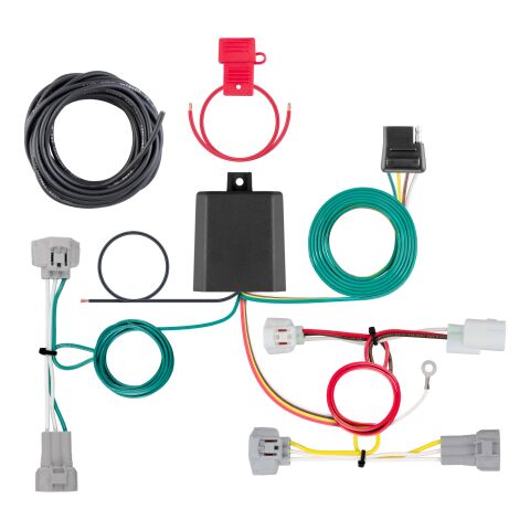 Custom Wiring Harness, 4-Way Flat Output, Select Toyota&nbsp;Tacoma