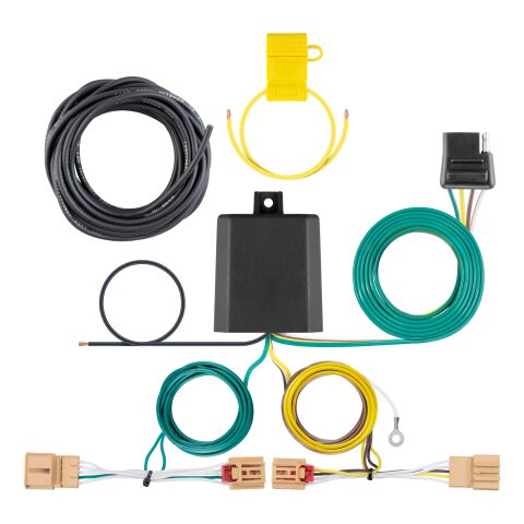 Custom Wiring Harness, 4-Way Flat Output, Select Volkswagen&nbsp;Tiguan