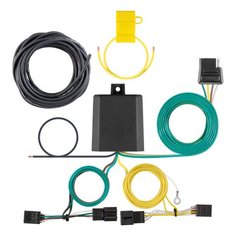Custom Wiring Harness, 4-Way Flat Output, Select Volkswagen&nbsp;Tiguan