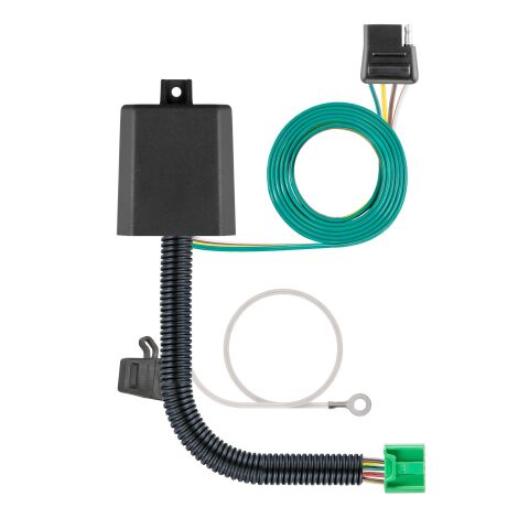 Custom Wiring Harness, 4-Way Flat Output, Select Honda&nbsp;Pilot