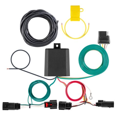 Custom Wiring Harness, 4-Way Flat Output, Select Ford Mustang&nbsp;Mach-E