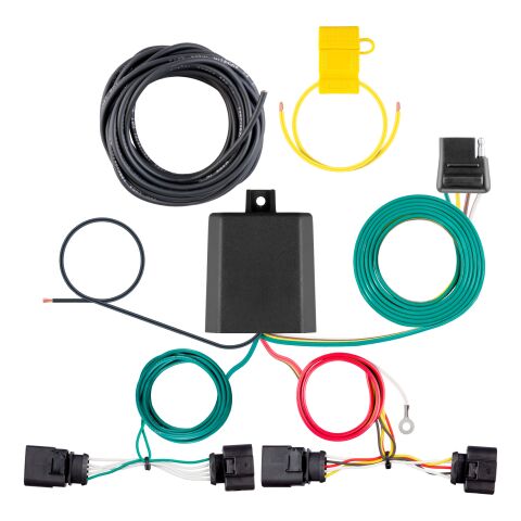 Custom Wiring Harness, 4-Way Flat Output, Select Volkswagen&nbsp;Jetta
