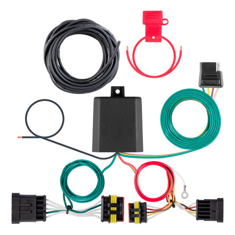 Custom Wiring Harness, 4-Way Flat Output, Fits Select Infiniti&nbsp;QX50