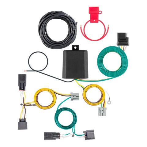Custom Wiring Harness, 4-Way Flat Output, Select Hyundai Santa&nbsp;Fe