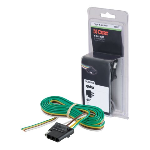 4-Way Flat Connector Socket with 60