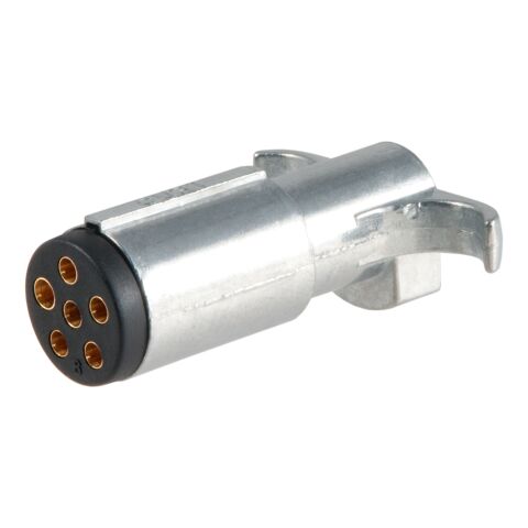 6-Way Round Connector Plug (Trailer Side, Diecast&nbsp;Metal)