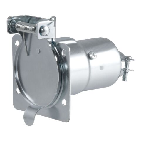 7-Way RV Blade Connector Socket (Vehicle Side, Diecast&nbsp;Metal)