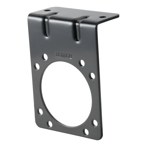 Connector Mounting Bracket for 7-Way RV Blade (Heavy-Duty,&nbsp;Black)