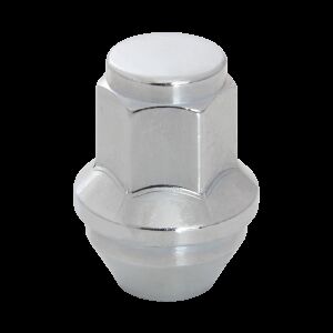 SHORT - OEM FORD CHROME NUT 14mm x 1.50 - 21mm HEX (42mm tall)  (2015+&nbsp;Years)