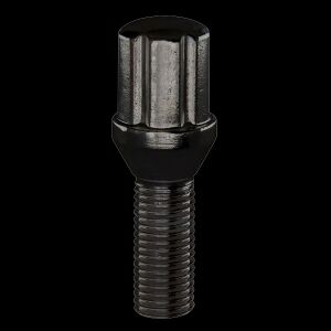 14X1.50 6-Spline Bolt Shank:28MM Black&nbsp;Chrome
