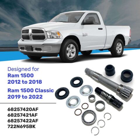 Axle Shaft,Ram 1500-Right and Left Front DiffIntermediate Inner Shaft, Ram 1500 12-18, 19&nbsp;class