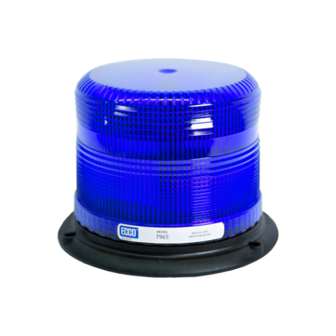 3-Bolt Blue Beacon - Pulse II, low Profile