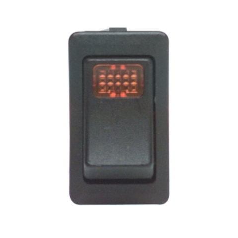 Rocker Switch: Illuminated, 12VDC,&nbsp;SPST