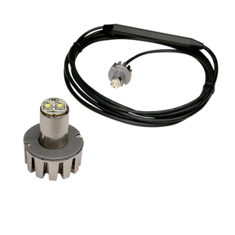 Amber Self-Adhesive 3/4" Hide-A-LED&nbsp;Bullet