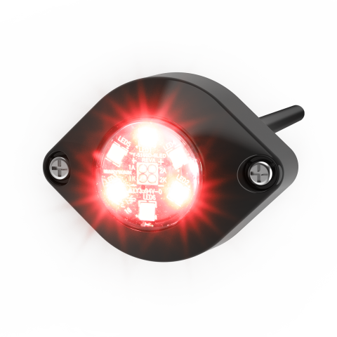 Surface Mount High-Intensity Directional LED Warning Light,&nbsp;Red