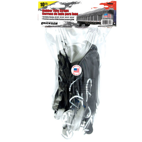 (10) EPDM Rubber Tarp Straps 9