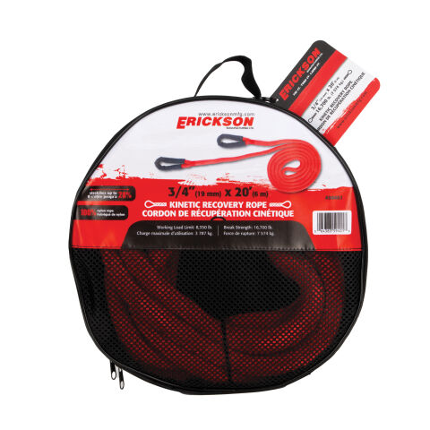 ERICKSON 59401 Kinetic Rope, 3/4 inch x 20&nbsp;ft