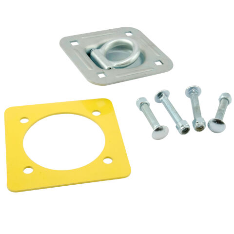 5000 lb Recessed Anchor Ring Kit w/ Support Bracket *Nuts & Bolts Included