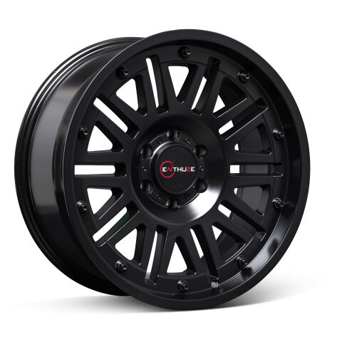 17X9 5X127 -12MM CB78.1 ENTHUZE STORM ENTHUZE STORM SATIN&nbsp;BLACK
