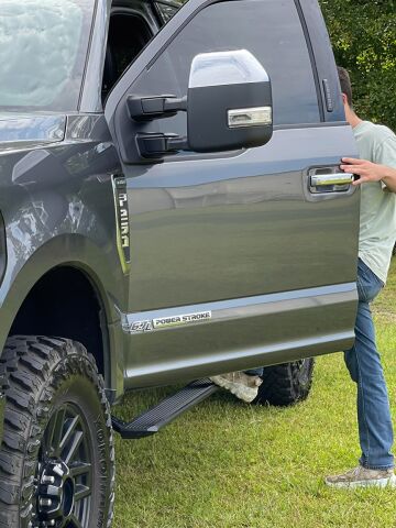 Enthuze Power Steps for 2021-2025 Ford F-150 Crew&nbsp;Cab