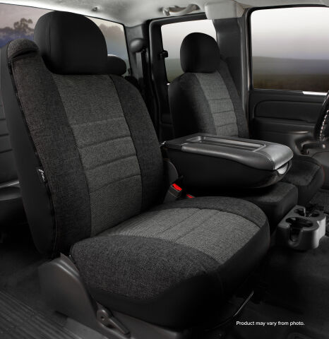 OE30 Series - Oe Tweed Custom Fit Front Seat Cover- Charcoal
