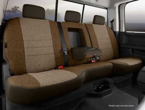 OE30 Series - Oe Tweed Custom Fit Rear Seat Cover-&nbsp;Taupe