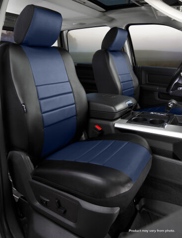 SL60 Series - Leatherlite Simulated Leather Custom Fit Front Seat Cover-&nbsp;Blue