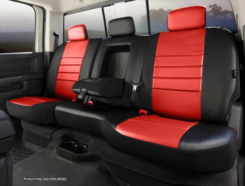 SL60 Series - Leatherlite Simulated Leather Custom Fit Front Seat Cover-&nbsp;Red