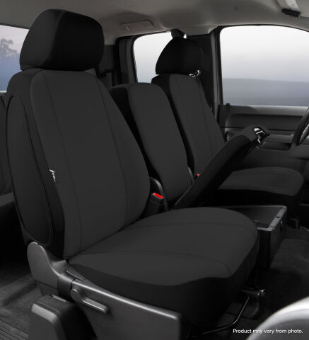 SP80 Series - Seat Protector Polyester Custom Fit Front Seat Cover -&nbsp;Black