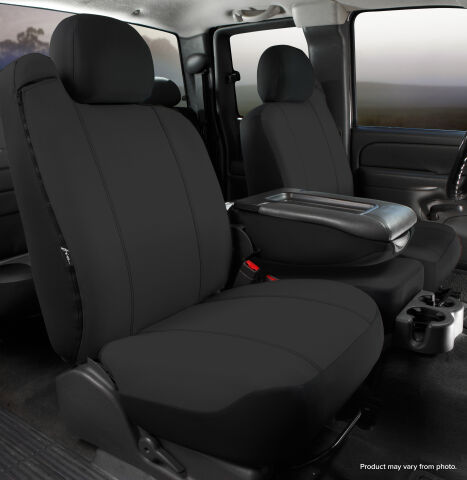 SP80 Series - Seat Protector Polyester Custom Fit Front Seat Cover -&nbsp;Black