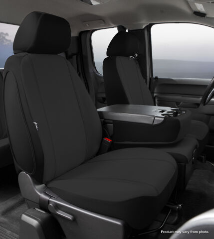 SP80 Series - Seat Protector Polyester Custom Fit Front Seat Cover -&nbsp;Black