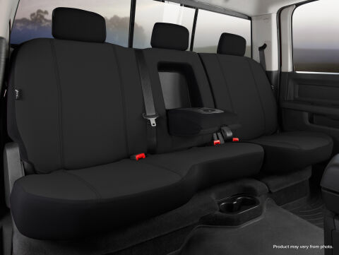 SP80 Series - Seat Protector Polyester Custom Fit Rear Seat Cover -&nbsp;Black