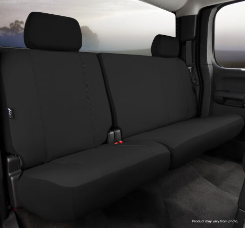 SP80 Series - Seat Protector Polyester Custom Fit Rear Seat Cover -&nbsp;Black