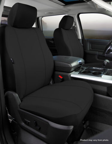 SP80 Series - Seat Protector Polyester Custom Fit Front Seat Cover -&nbsp;Black
