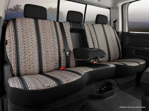 TR40 Series - Wrangler Saddleblanket Custom Fit Rear Seat Cover -&nbsp;Black