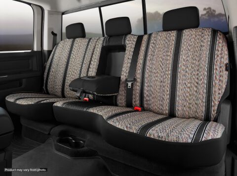 TR40 Series - Wrangler Saddleblanket Custom Fit Rear Seat Cover -&nbsp;Black